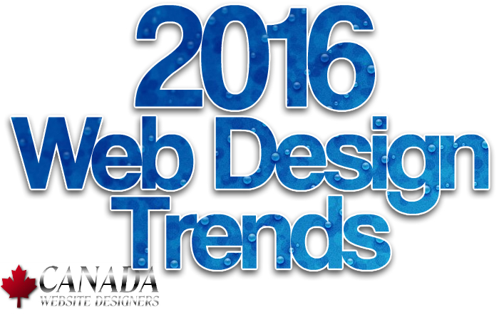 2016 Canada Website Design Trends